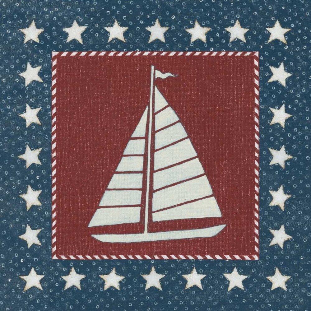 Art Print: Coastal Americana I