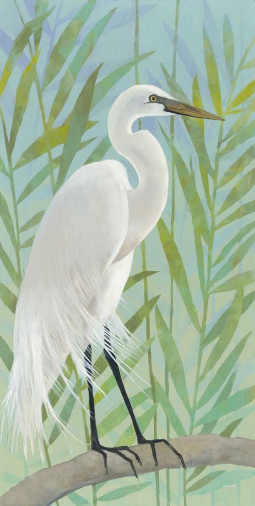 Wall Art Painting id:151527, Name: Egret by the Shore I, Artist: Lovell, Kathrine