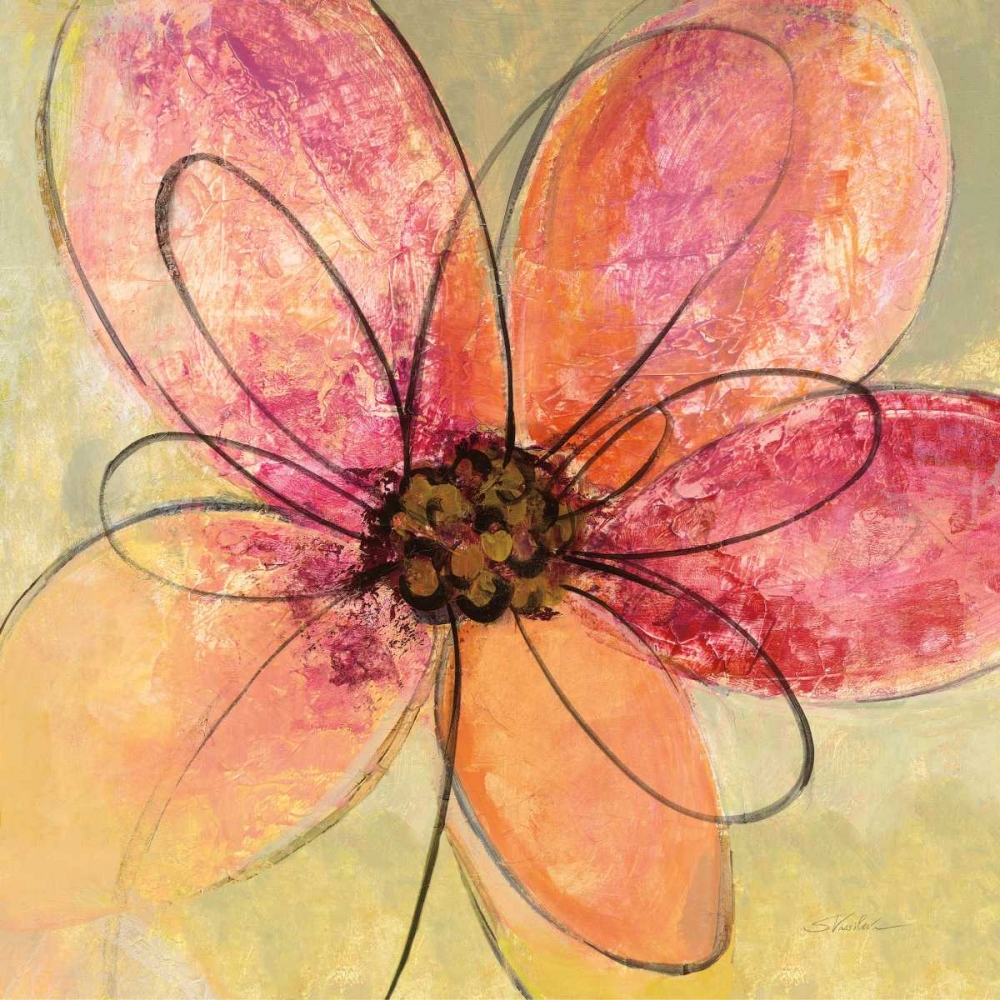 Wall Art Painting id:151556, Name: Neon Floral III, Artist: Vassileva, Silvia