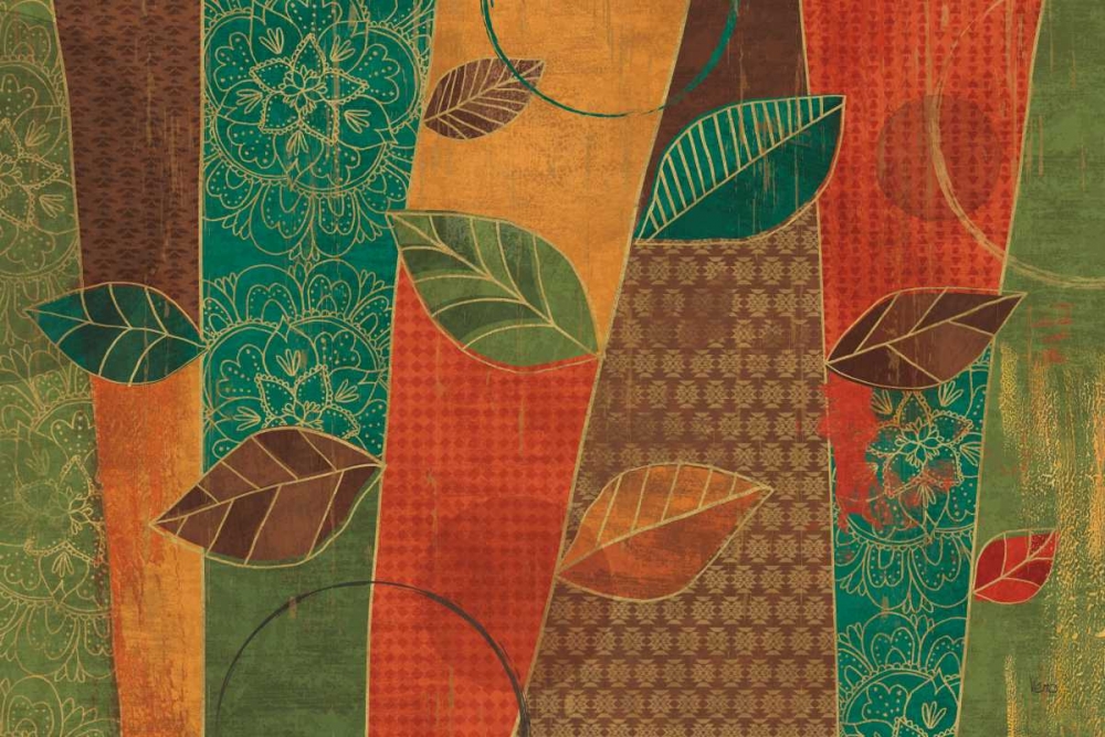 Wall Art Painting id:149868, Name: Bohemian Leaves I, Artist: Charron, Veronique