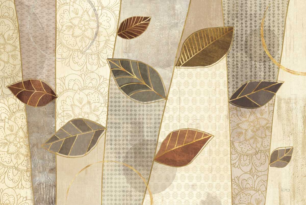 Wall Art Painting id:163691, Name: Bohemian Leaves I Neutral, Artist: Charron, Veronique