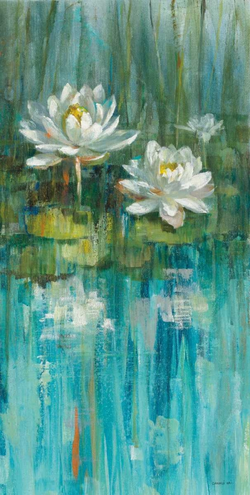 Wall Art Painting id:149101, Name: Water Lily Pond v2 III, Artist: Nai, Danhui