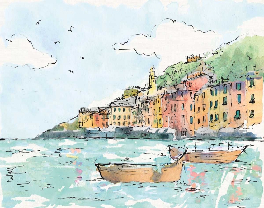 Wall art: Portofino I, by Tavoletti, Anne