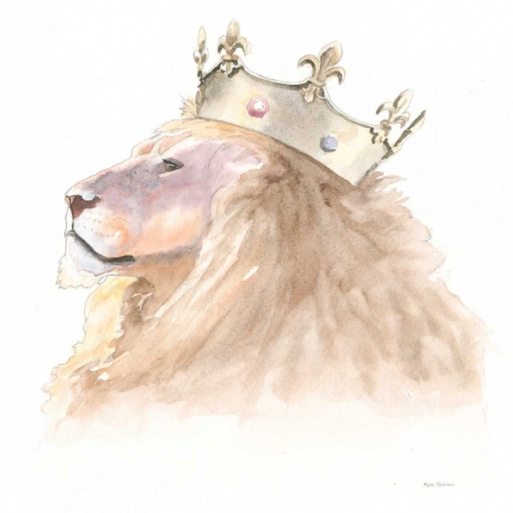 Art Print: Jungle Royalty I Crop