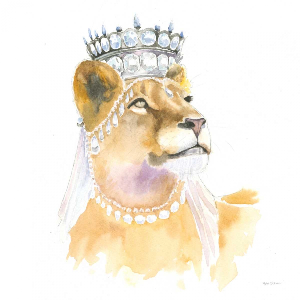 Art Print: Jungle Royalty II Crop