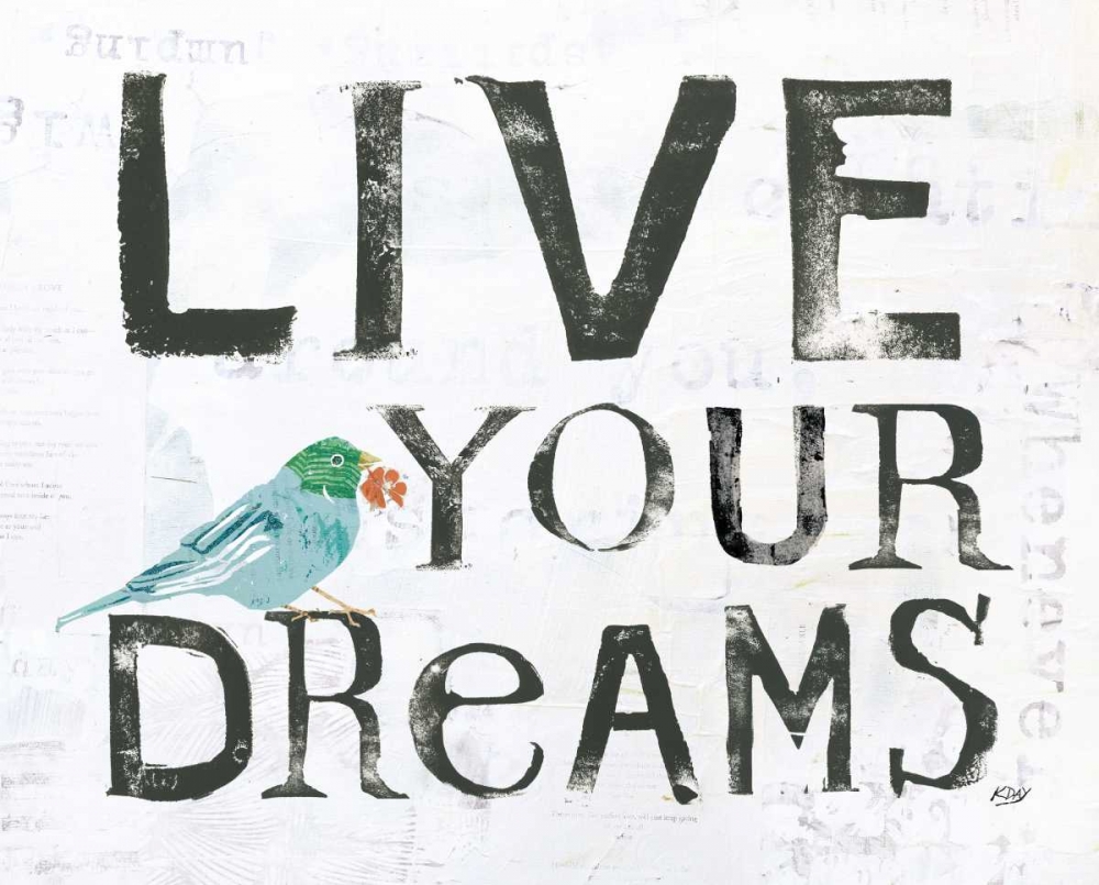 Art Print: Live Your Dreams