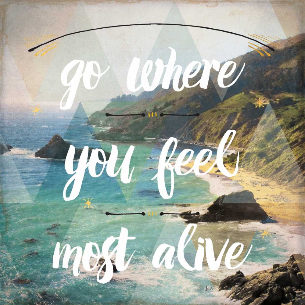 Art Print: Sea View I