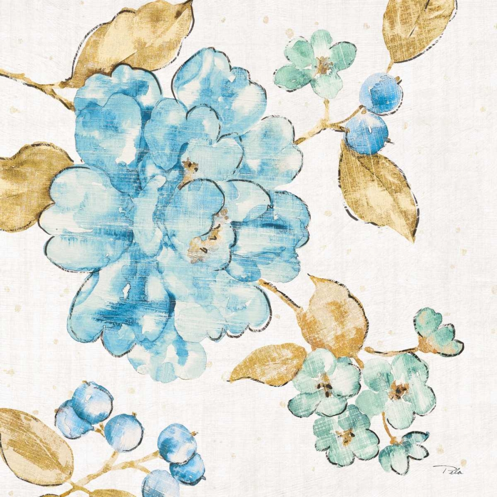 Art Print: Blue Blossom II