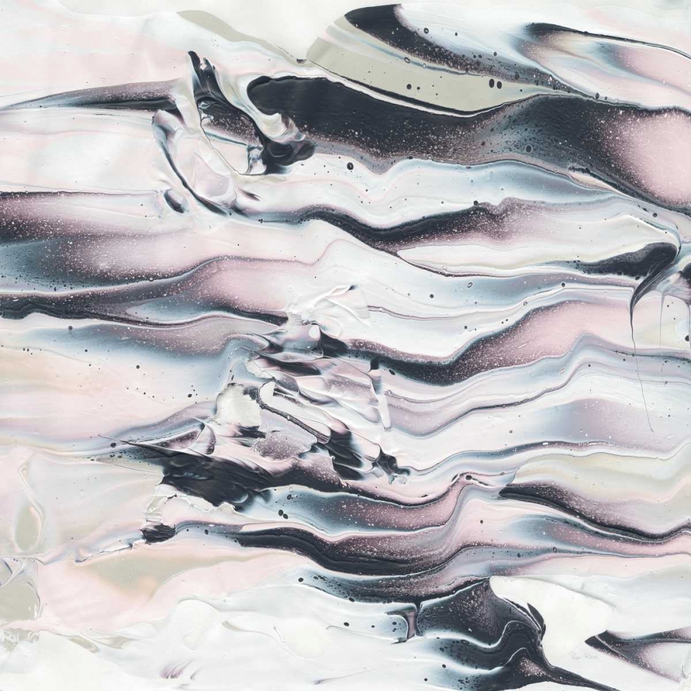 Art Print: Marbling V Crop
