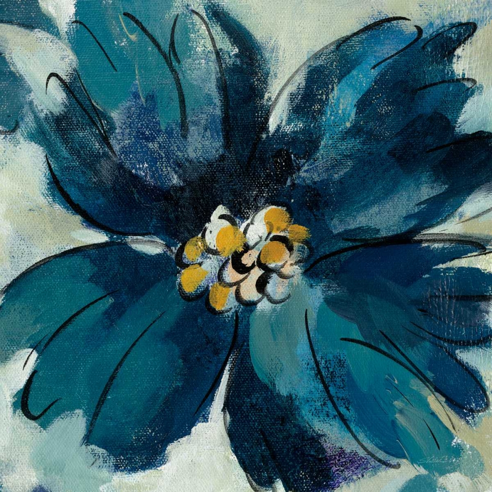 Wall Art Painting id:157709, Name: Inky Floral II, Artist: Vassileva, Silvia