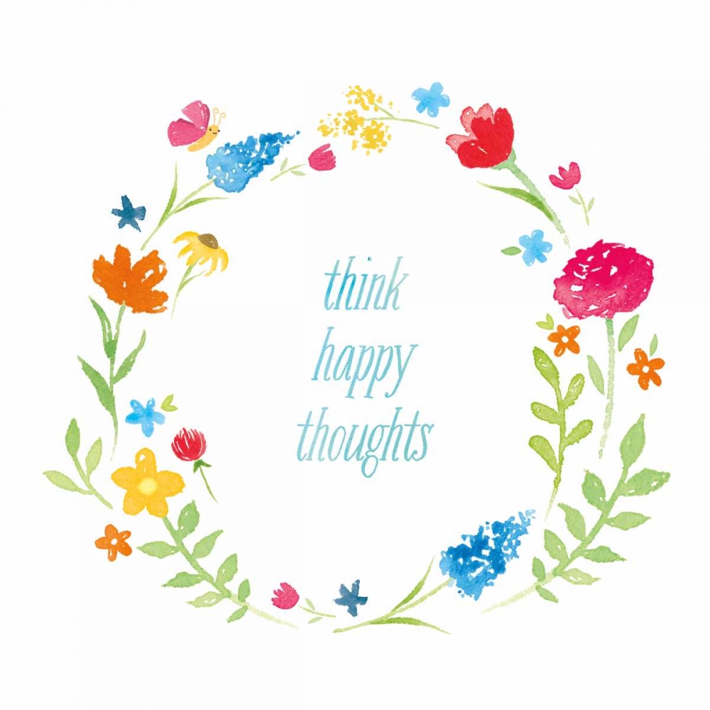 Art Print: Watercolor Words I