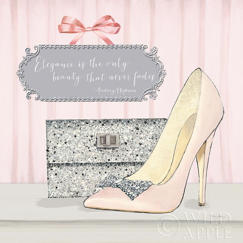 Art Print: Elegance is the Only Beauty that Never Fades