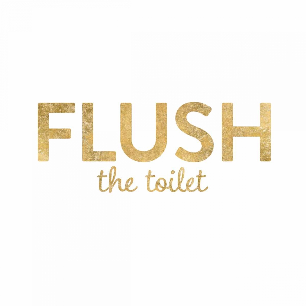 Art Print: Bathroom Etiquette II