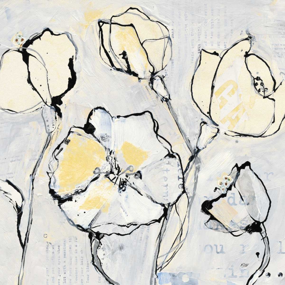 Wall Art Painting id:174997, Name: 16 Again III with Yellow, Artist: Day, Kellie