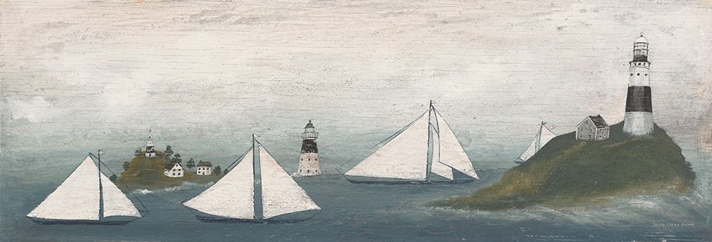 Art Print: Sailing Ships II