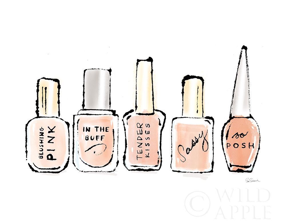 Wall Art Painting id:192687, Name: Beauty and Sass Pink I, Artist: Schlabach, Sue