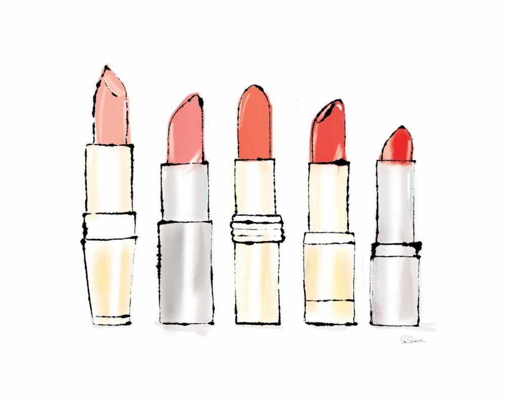 Art Print: Beauty and Sass Red II