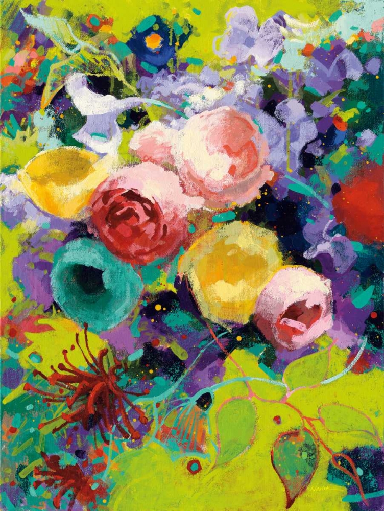 Wall art: Des Roses, by Novak, Shirley