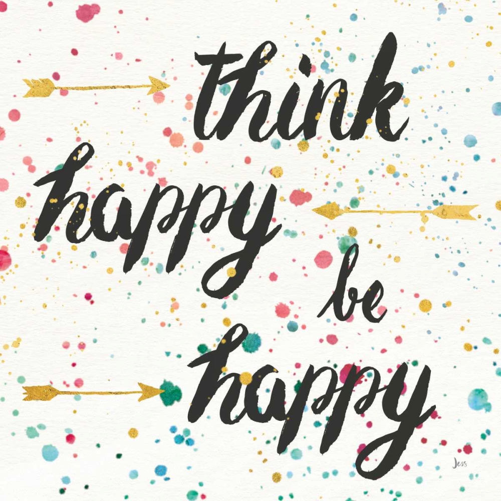 Art Print: Think Happy II