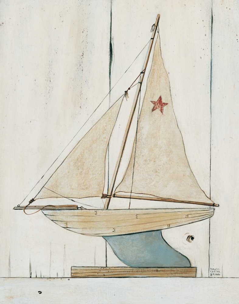 Art Print: Pond Yacht II
