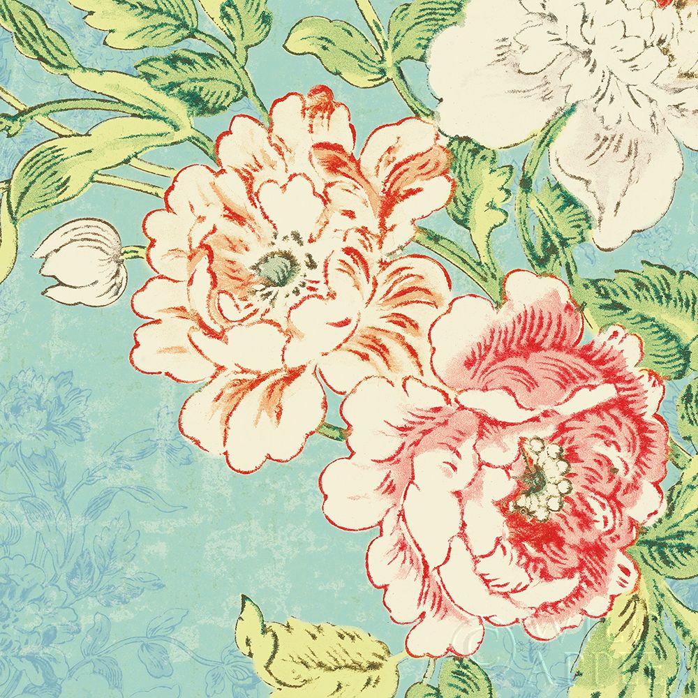 Wall Art Painting id:247298, Name: Cottage Roses V Bright, Artist: Schlabach, Sue