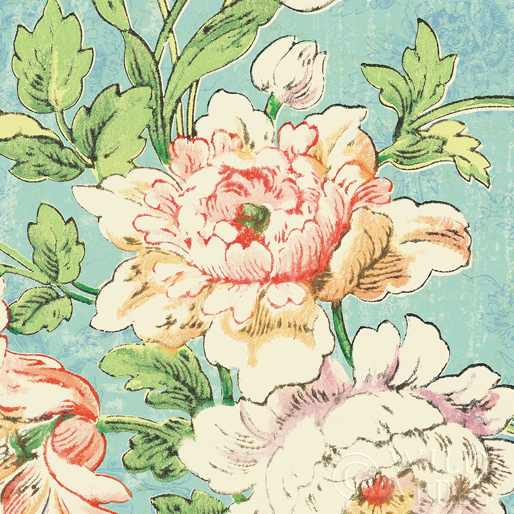 Wall Art Painting id:247299, Name: Cottage Roses VI Bright, Artist: Schlabach, Sue