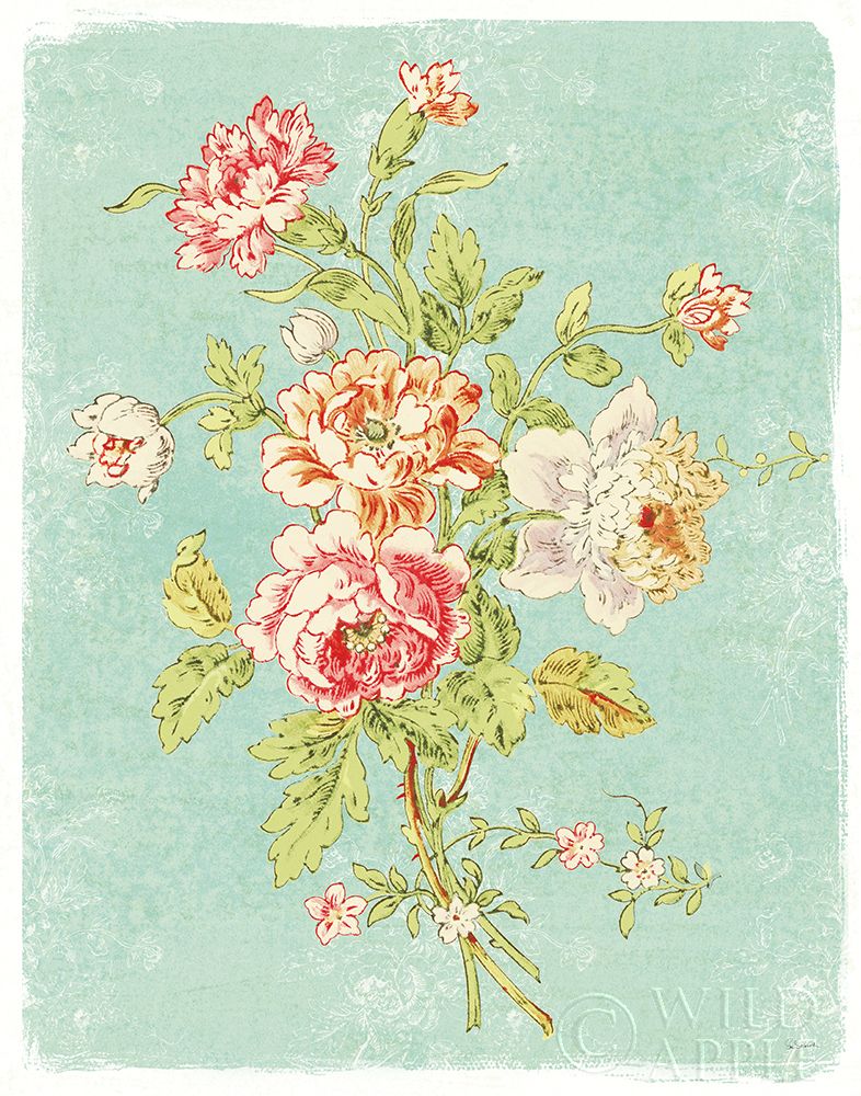Wall Art Painting id:247301, Name: Cottage Roses VIII Bright, Artist: Schlabach, Sue