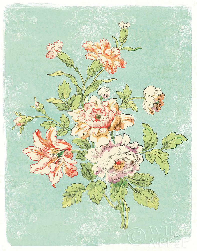 Wall Art Painting id:247302, Name: Cottage Roses IX Bright, Artist: Schlabach, Sue