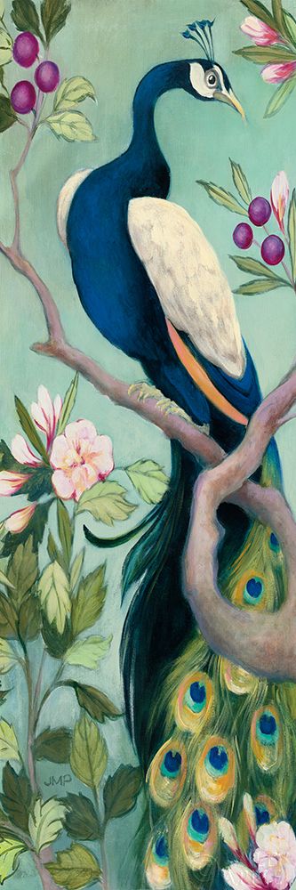 Art Print: Pretty Peacock I Crop