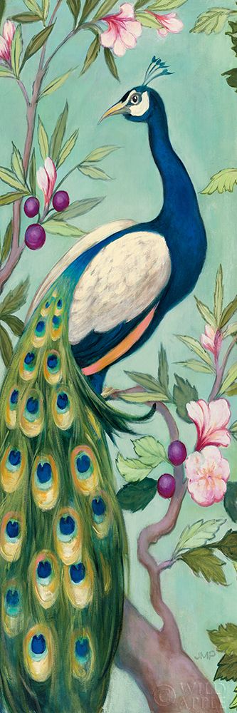 Art Print: Pretty Peacock II Crop