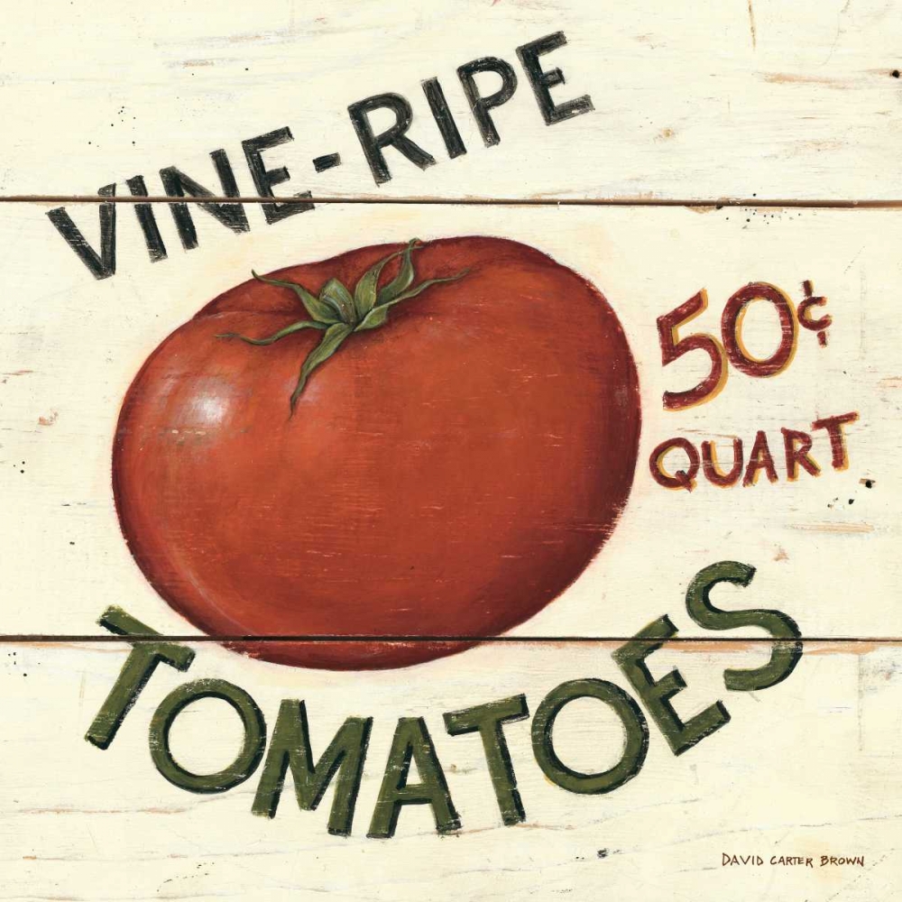 Art Print: Vine Ripe Tomatoes
