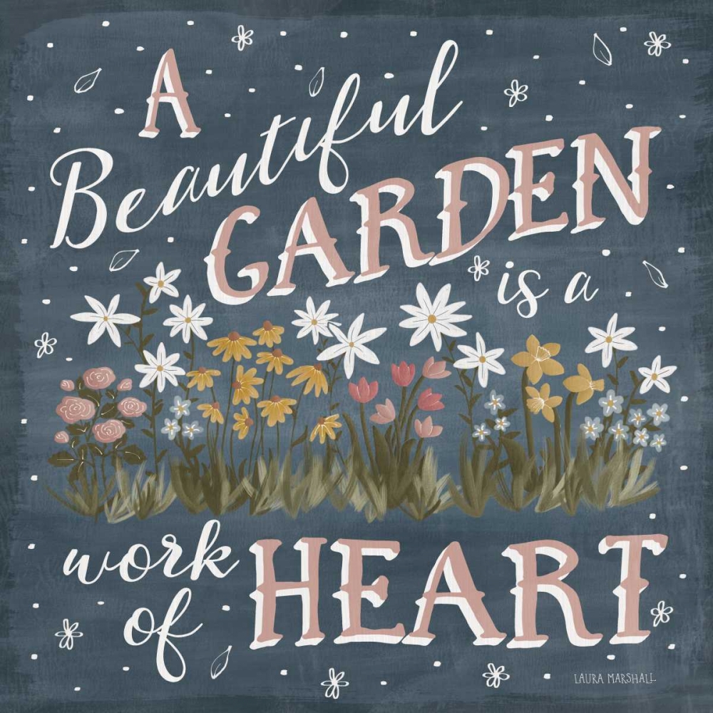 Wall Art Painting id:172261, Name: Blooming Garden IV, Artist: Marshall, Laura