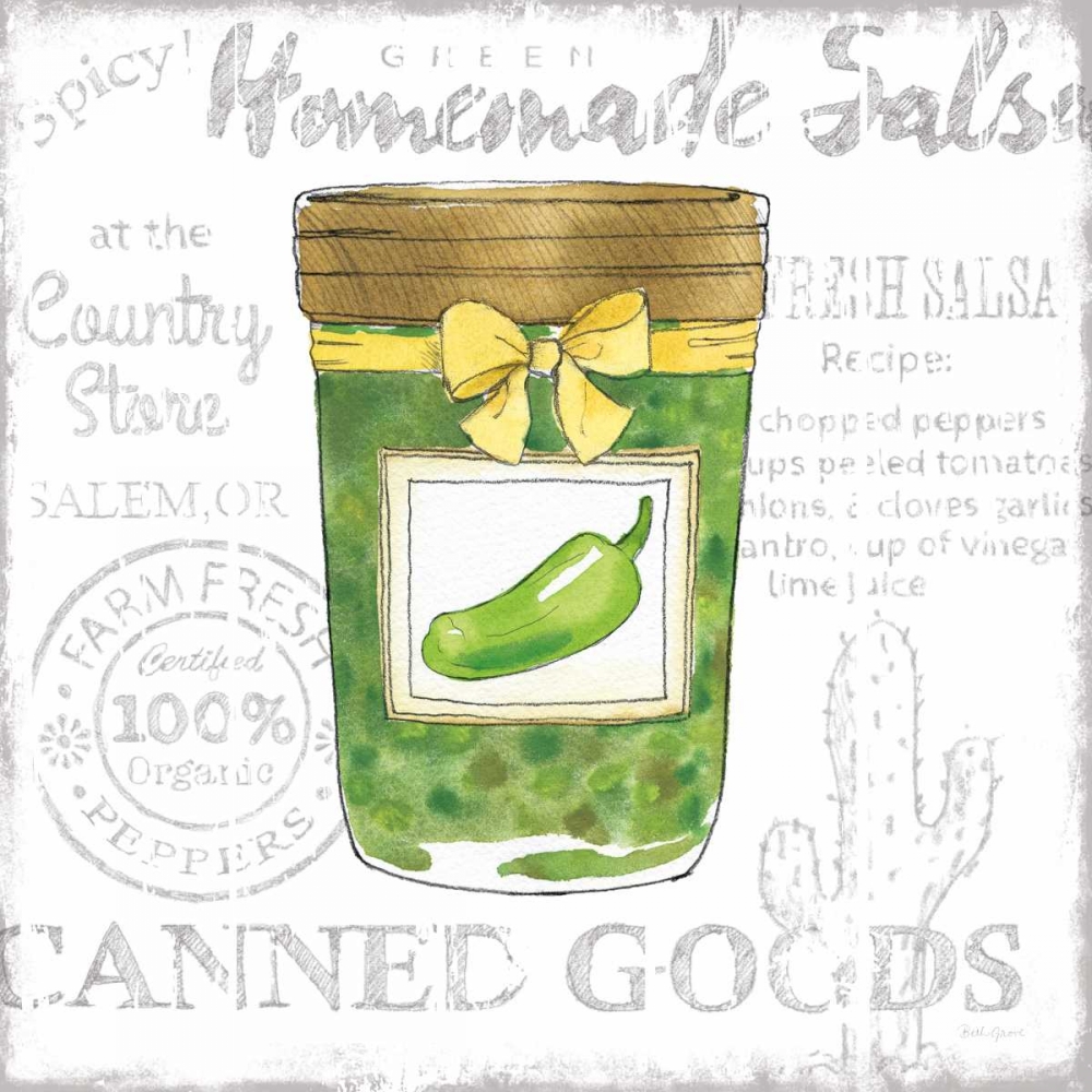 Wall Art Painting id:166923, Name: Canning Kitchen III, Artist: Grove, Beth