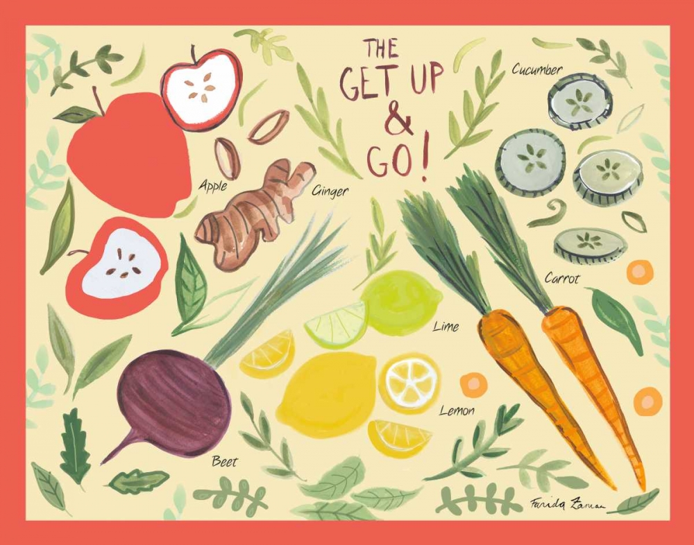 Wall Art Painting id:175223, Name: Fruity Smoothie I, Artist: Zaman, Farida