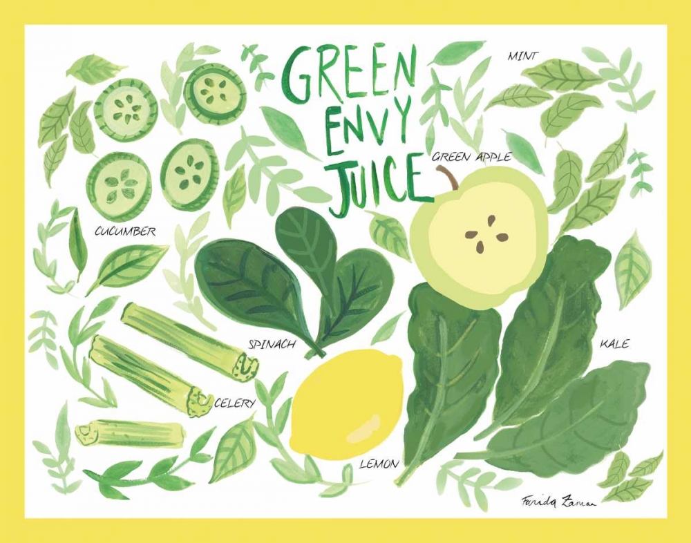 Wall Art Painting id:175225, Name: Fruity Smoothie III, Artist: Zaman, Farida