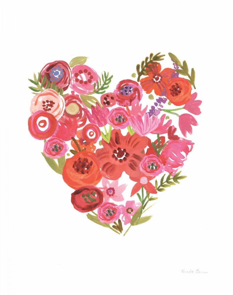 Wall Art Painting id:170680, Name: Valentine Chic II no Words, Artist: Zaman, Farida