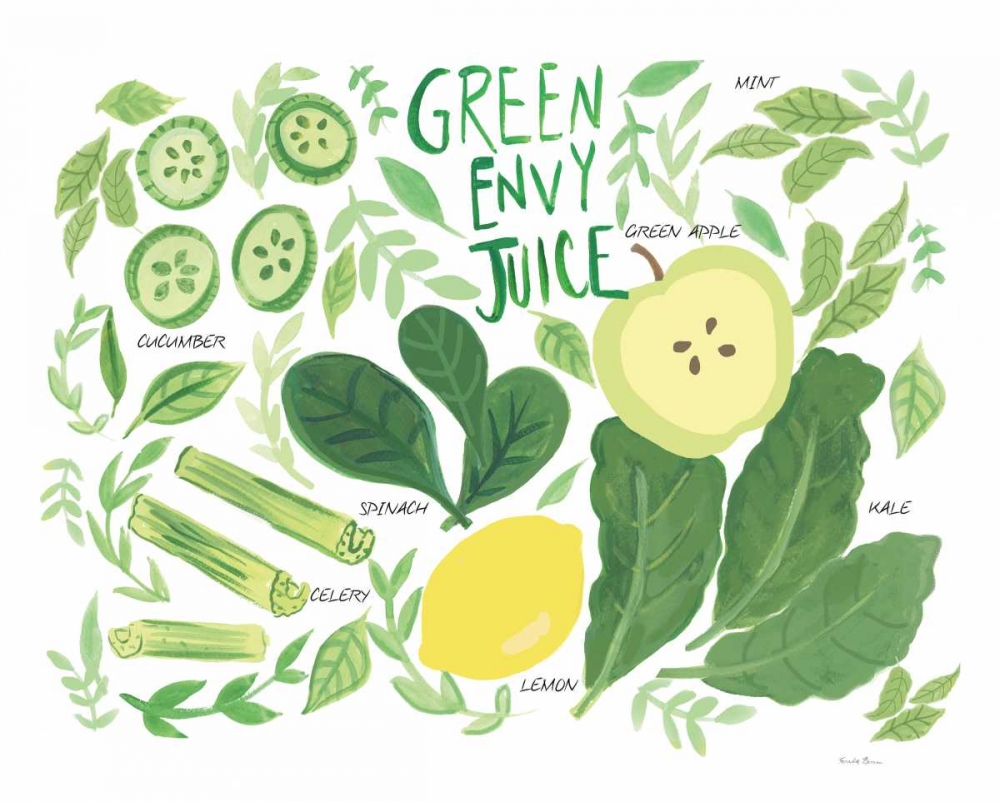 Wall Art Painting id:175311, Name: Fruity Smoothie III on White, Artist: Zaman, Farida