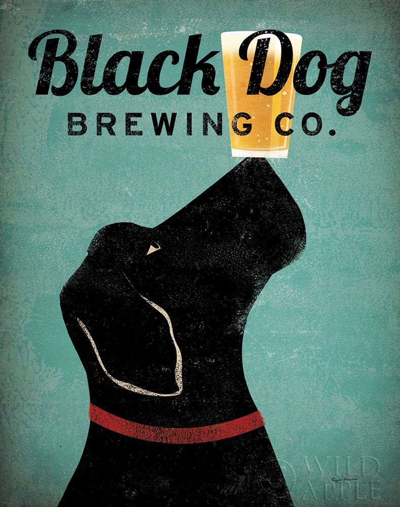 Wall Art Painting id:210687, Name: Black Dog Brewing Co v2, Artist: Fowler, Ryan