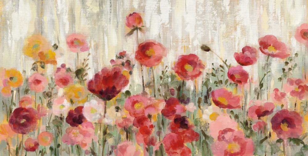 Wall Art Painting id:174472, Name: Sprinkled Flowers Crop, Artist: Vassileva, Silvia