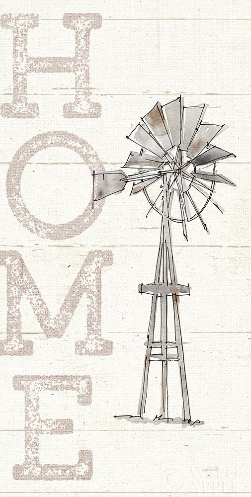 Art Print: Farm Memories III Home Crop