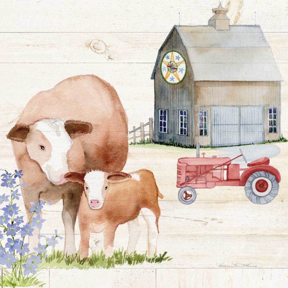 Art Print: Life on the Farm I