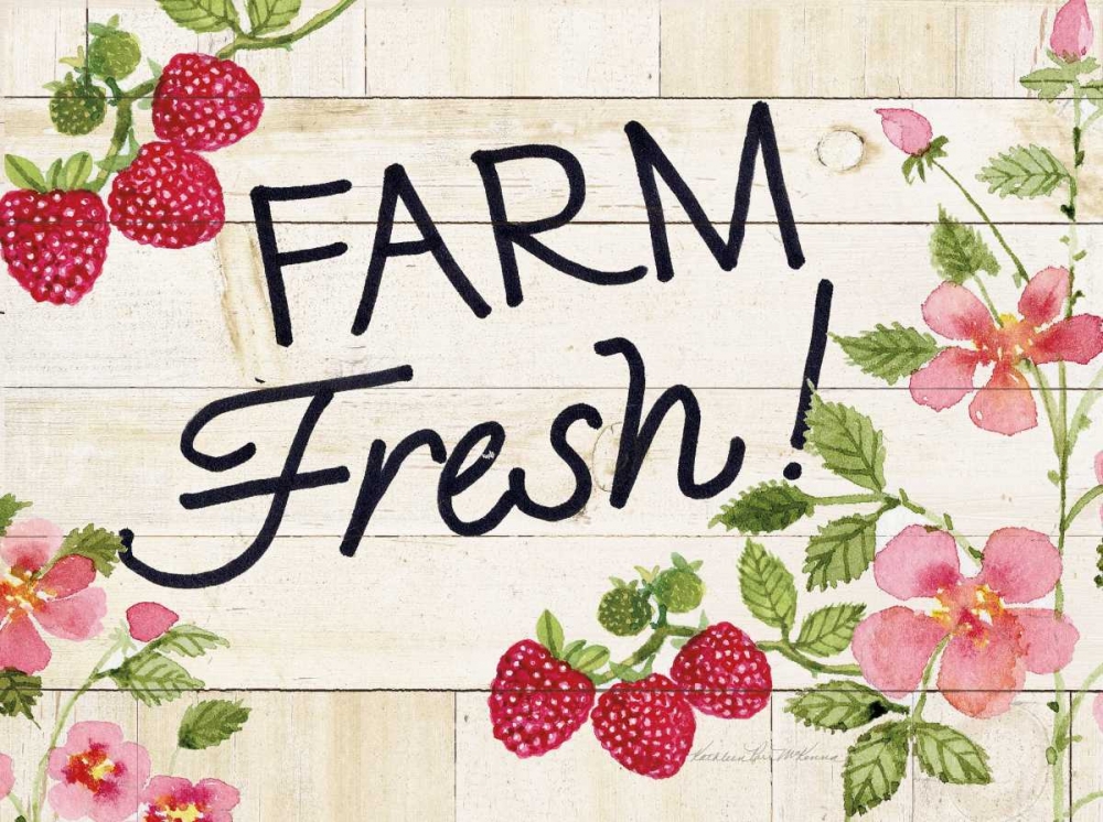 Art Print: Life on the Farm Sign I