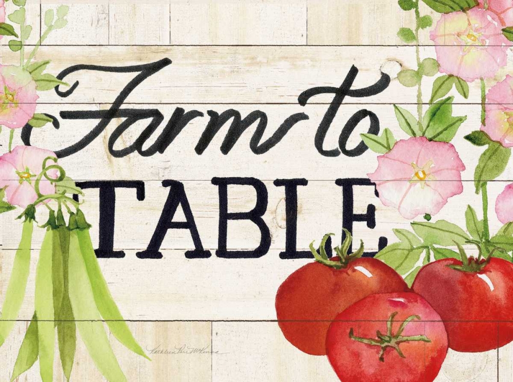 Art Print: Life on the Farm Sign III