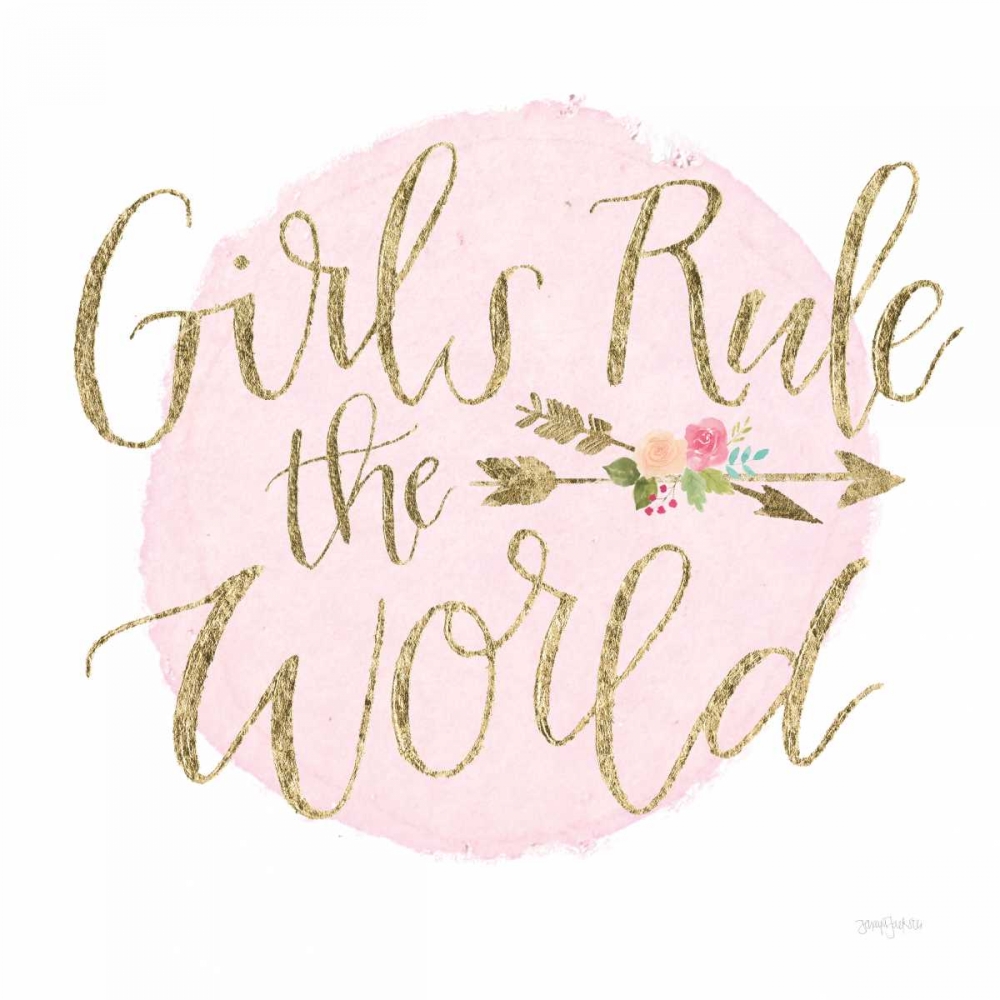 Wall Art Painting id:174420, Name: Girl Power III, Artist: Jackson, Jenaya