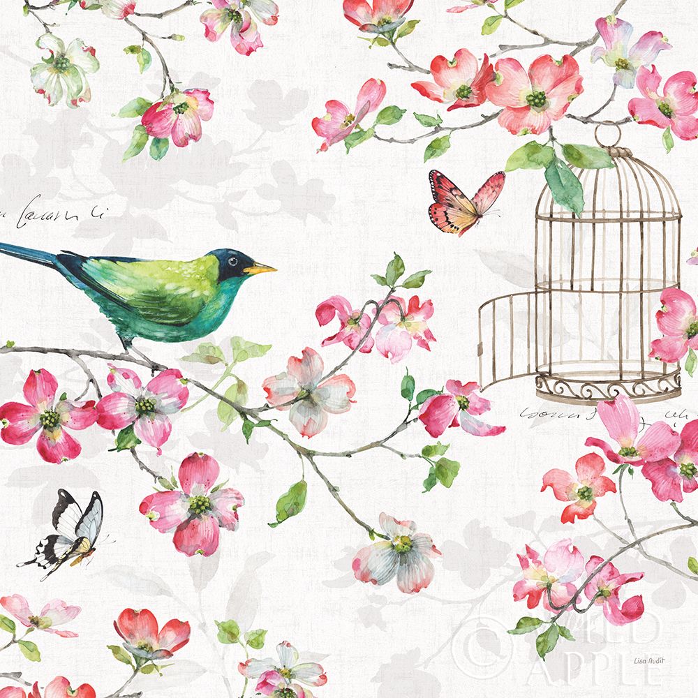 Art Print: Dogwood Garden IV