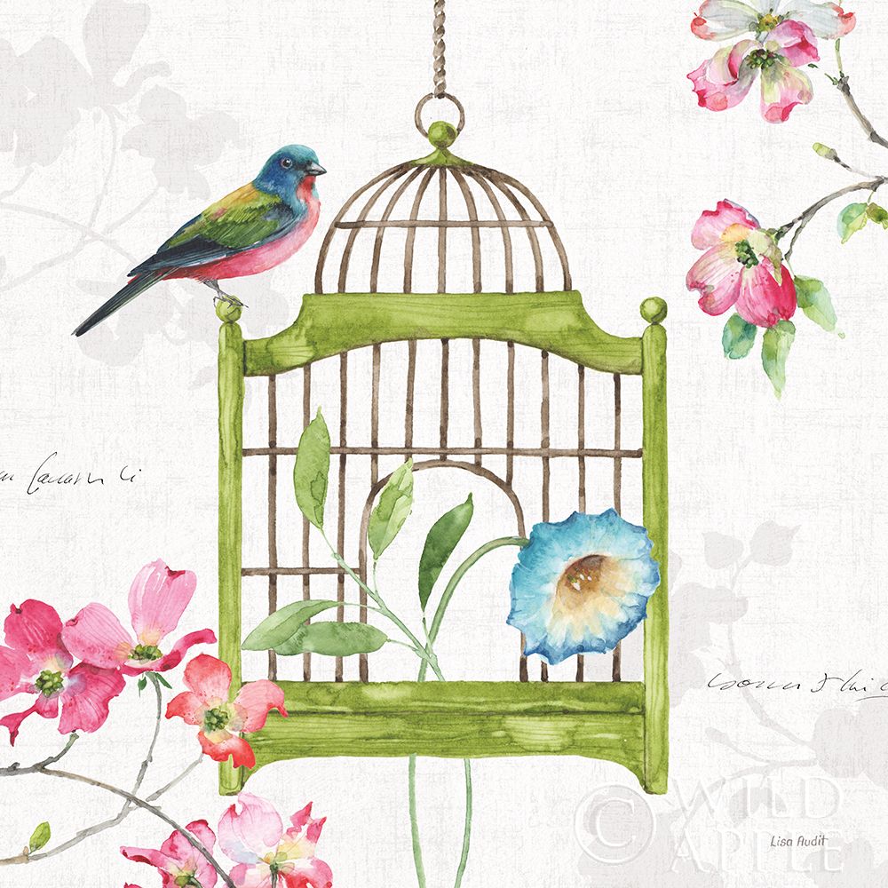 Art Print: Dogwood Garden V