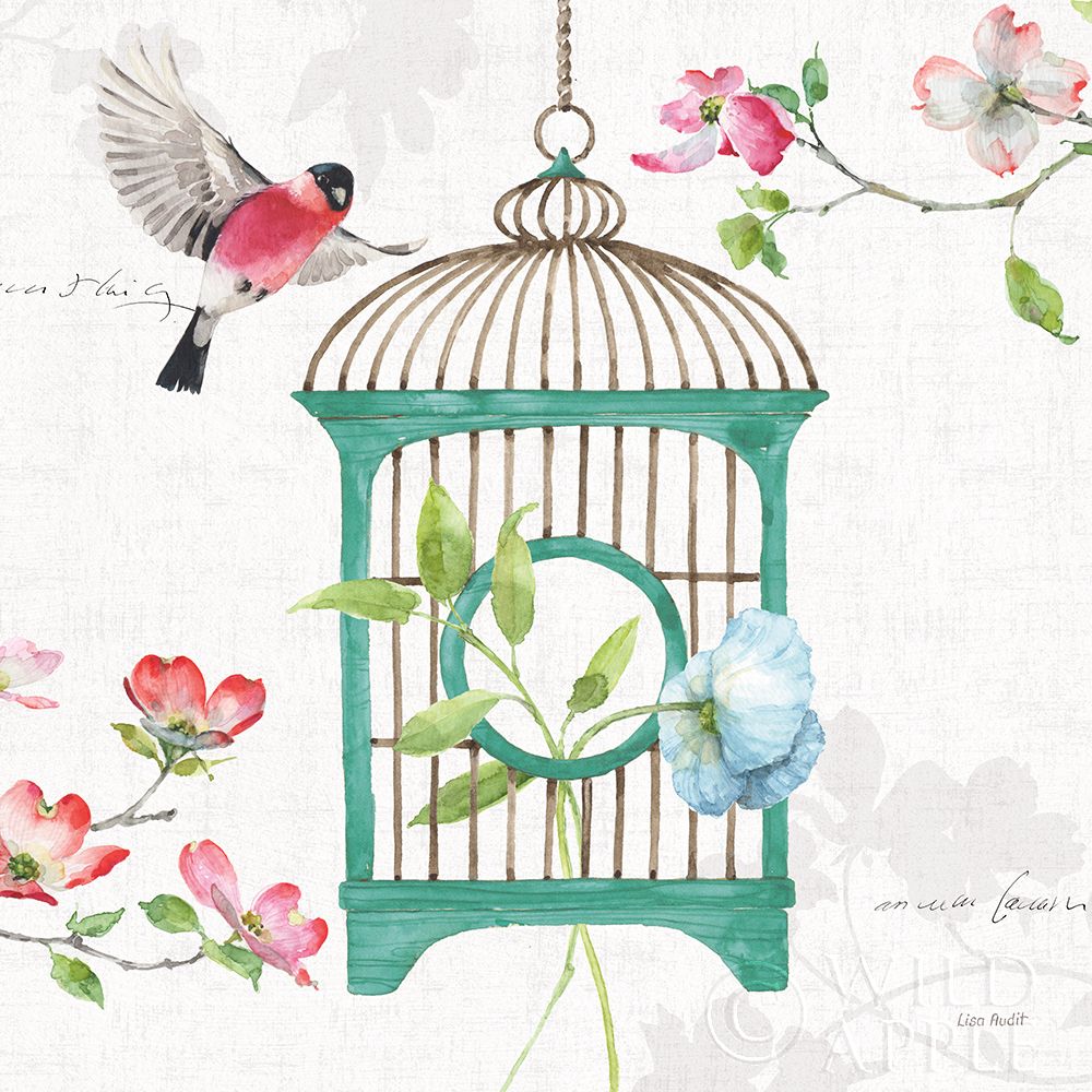 Art Print: Dogwood Garden VII