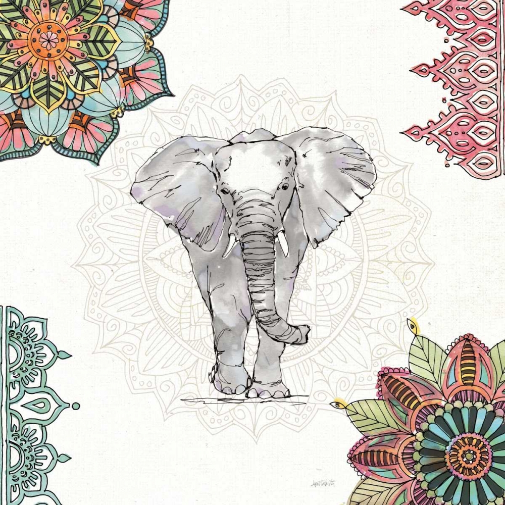 Wall Art Painting id:174498, Name: Mandala Morning I, Artist: Tavoletti, Anne