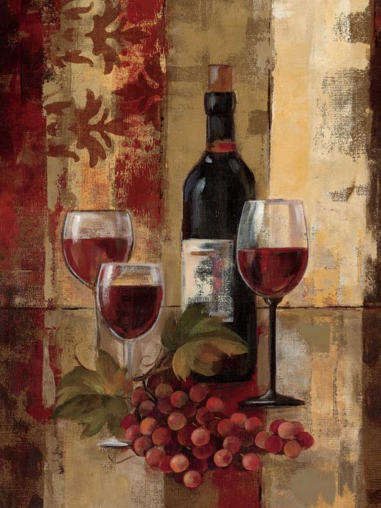 Wall Art Painting id:34016, Name: Graffiti and Wine II, Artist: Vassileva, Silvia