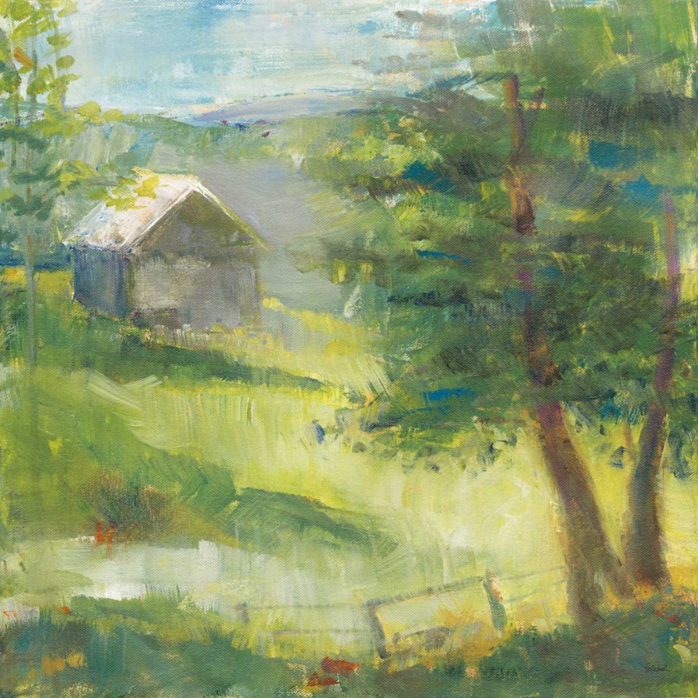 Art Print: Gray Barn